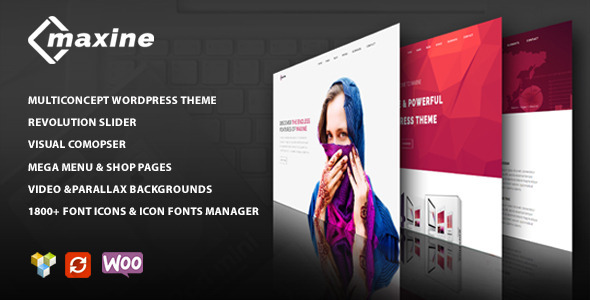 Maxine Preview Wordpress Theme - Rating, Reviews, Preview, Demo & Download