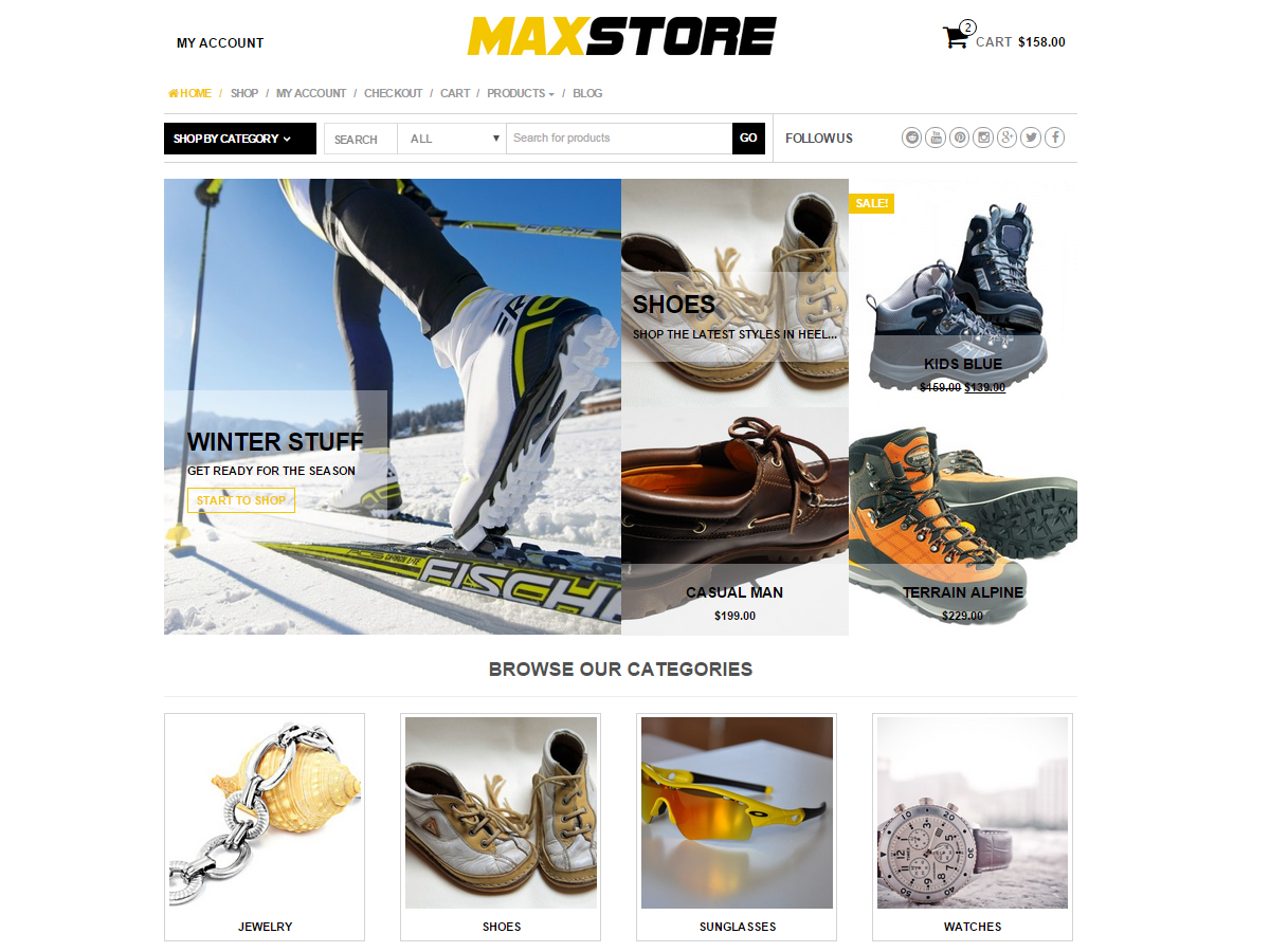 MaxStore Preview Wordpress Theme - Rating, Reviews, Preview, Demo & Download