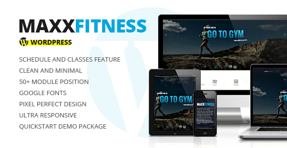 Maxx Fitness Preview Wordpress Theme - Rating, Reviews, Preview, Demo & Download