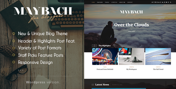Maybach Preview Wordpress Theme - Rating, Reviews, Preview, Demo & Download