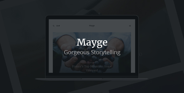 Mayge Preview Wordpress Theme - Rating, Reviews, Preview, Demo & Download