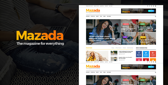 Mazada Preview Wordpress Theme - Rating, Reviews, Preview, Demo & Download