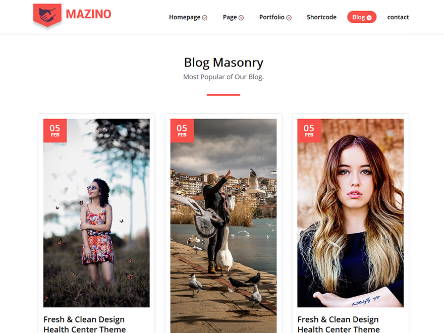 Mazino Preview Wordpress Theme - Rating, Reviews, Preview, Demo & Download