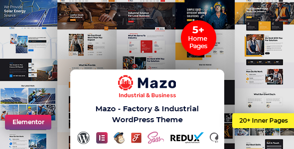 Mazo Preview Wordpress Theme - Rating, Reviews, Preview, Demo & Download