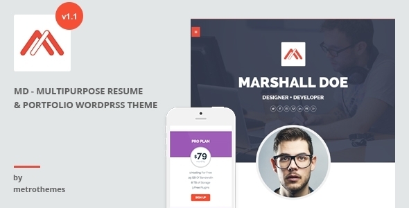 MD Preview Wordpress Theme - Rating, Reviews, Preview, Demo & Download