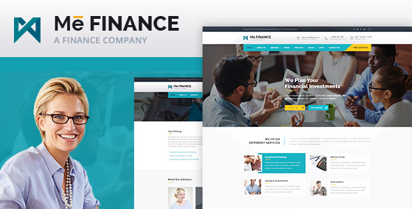 Me Finance Preview Wordpress Theme - Rating, Reviews, Preview, Demo & Download