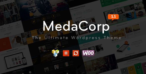 MedaCorp Preview Wordpress Theme - Rating, Reviews, Preview, Demo & Download