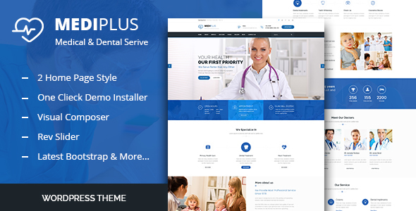 Medi Plus Preview Wordpress Theme - Rating, Reviews, Preview, Demo & Download