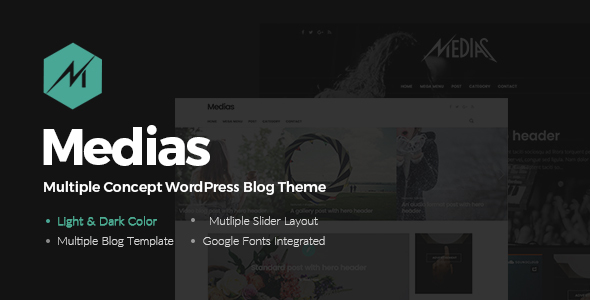 Medias Preview Wordpress Theme - Rating, Reviews, Preview, Demo & Download