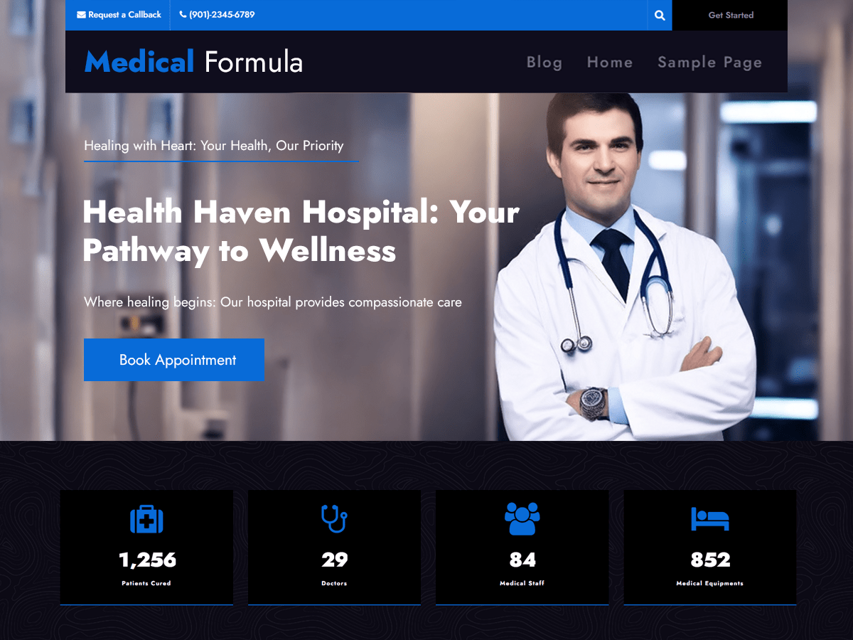 Medical Formula Preview Wordpress Theme - Rating, Reviews, Preview, Demo & Download