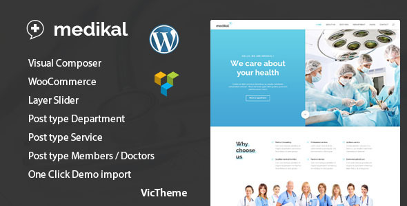 Medical Healthcare Preview Wordpress Theme - Rating, Reviews, Preview, Demo & Download