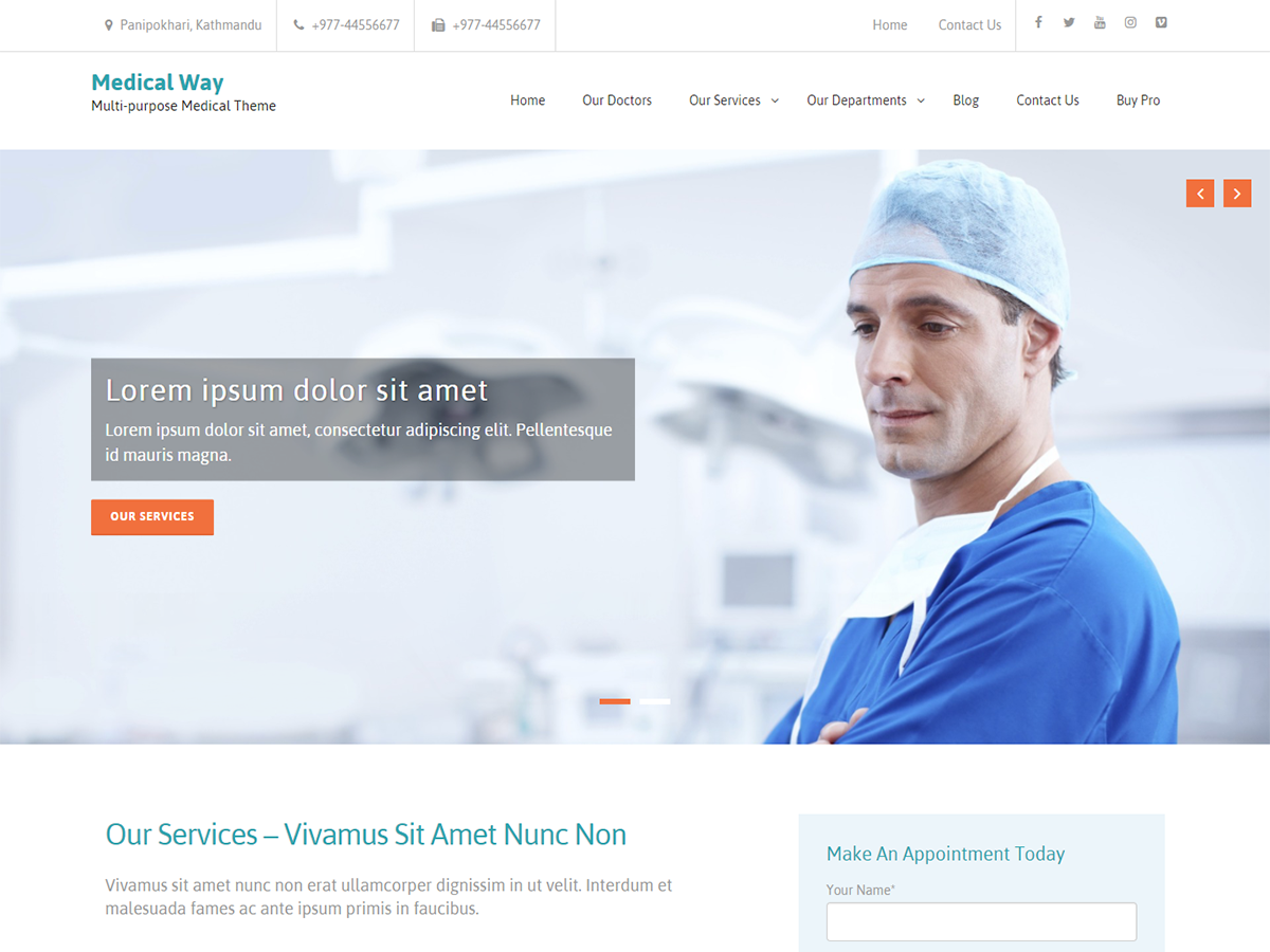Medical Way Preview Wordpress Theme - Rating, Reviews, Preview, Demo & Download