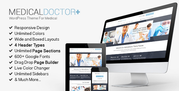 MedicalDoctor Preview Wordpress Theme - Rating, Reviews, Preview, Demo & Download