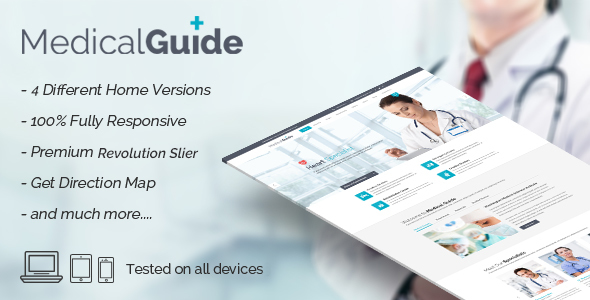 MedicalGuide Preview Wordpress Theme - Rating, Reviews, Preview, Demo & Download