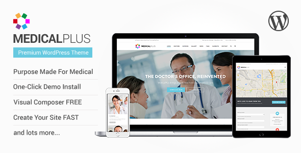 MedicalPlus Preview Wordpress Theme - Rating, Reviews, Preview, Demo & Download