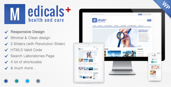 Medicals Preview Wordpress Theme - Rating, Reviews, Preview, Demo & Download