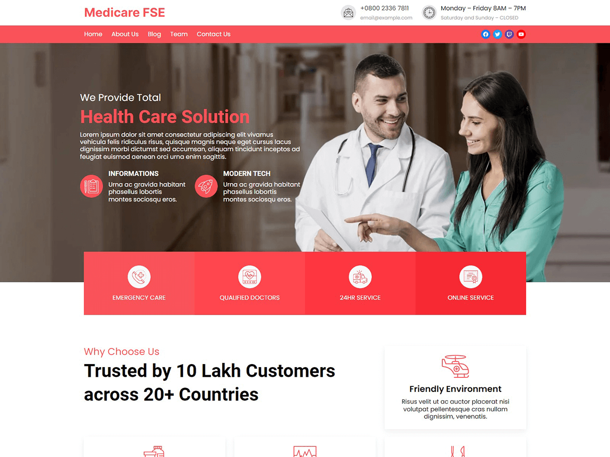 Medicare FSE Preview Wordpress Theme - Rating, Reviews, Preview, Demo & Download