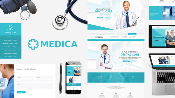 MedicaWP Preview Wordpress Theme - Rating, Reviews, Preview, Demo & Download