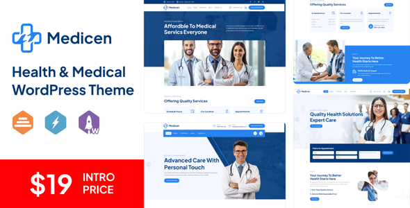 Medicen Preview Wordpress Theme - Rating, Reviews, Preview, Demo & Download