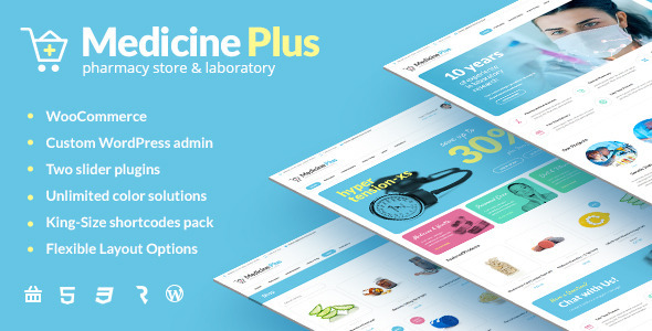 Medicine Plus Preview Wordpress Theme - Rating, Reviews, Preview, Demo & Download