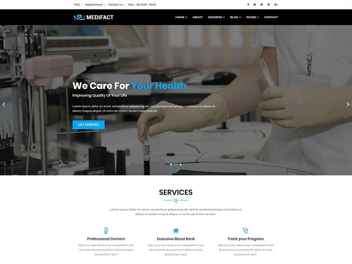 Medicoz Preview Wordpress Theme - Rating, Reviews, Preview, Demo & Download