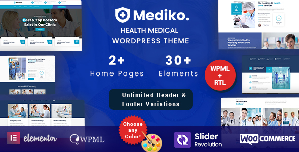 Mediko Preview Wordpress Theme - Rating, Reviews, Preview, Demo & Download