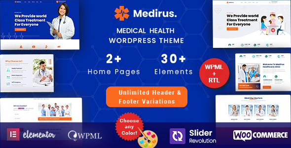 Medirus Preview Wordpress Theme - Rating, Reviews, Preview, Demo & Download