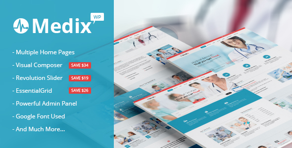 Medix Preview Wordpress Theme - Rating, Reviews, Preview, Demo & Download