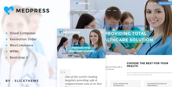 MedPress Preview Wordpress Theme - Rating, Reviews, Preview, Demo & Download