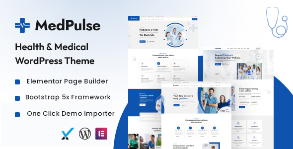 MedPulse Preview Wordpress Theme - Rating, Reviews, Preview, Demo & Download