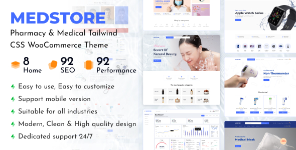Medstore Preview Wordpress Theme - Rating, Reviews, Preview, Demo & Download