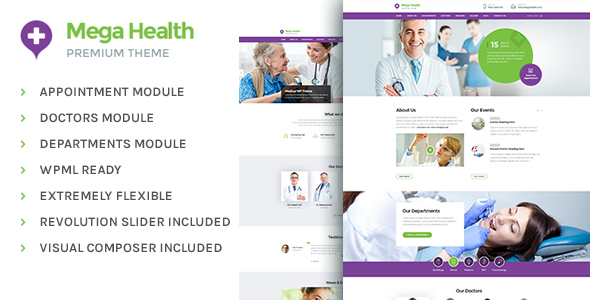 MegaHealth Preview Wordpress Theme - Rating, Reviews, Preview, Demo & Download