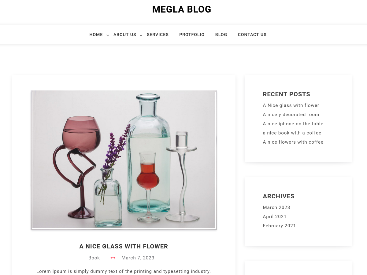 Megla Blog Preview Wordpress Theme - Rating, Reviews, Preview, Demo & Download