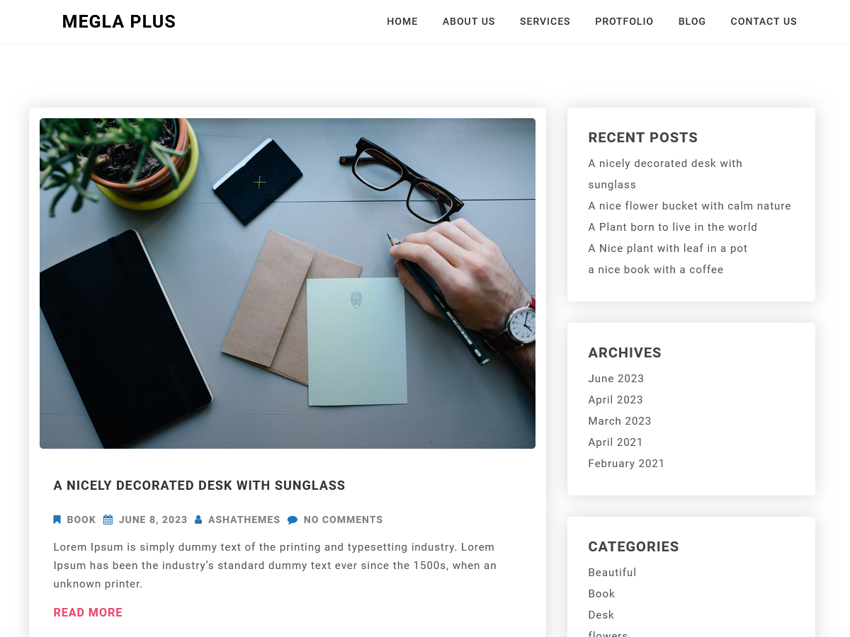 Megla Plus Preview Wordpress Theme - Rating, Reviews, Preview, Demo & Download