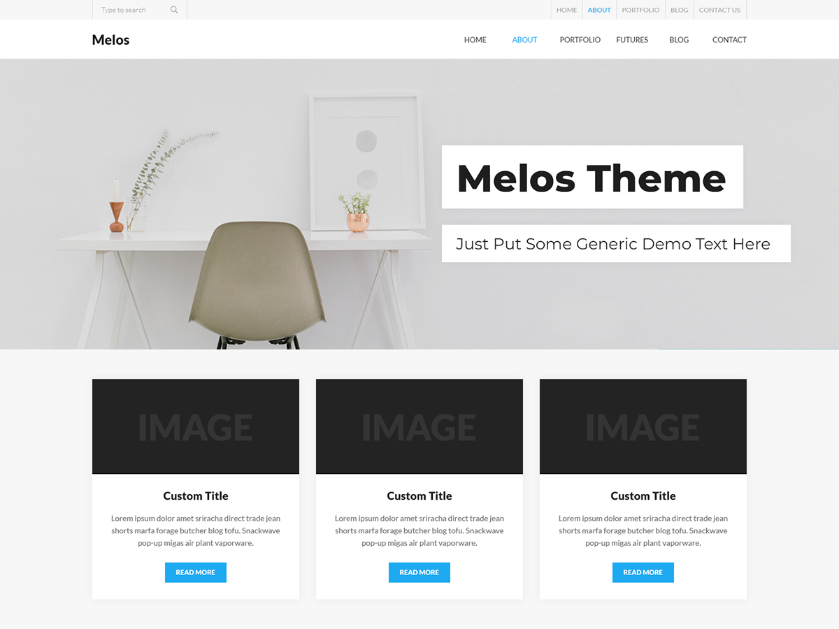 Melos Blog Preview Wordpress Theme - Rating, Reviews, Preview, Demo & Download