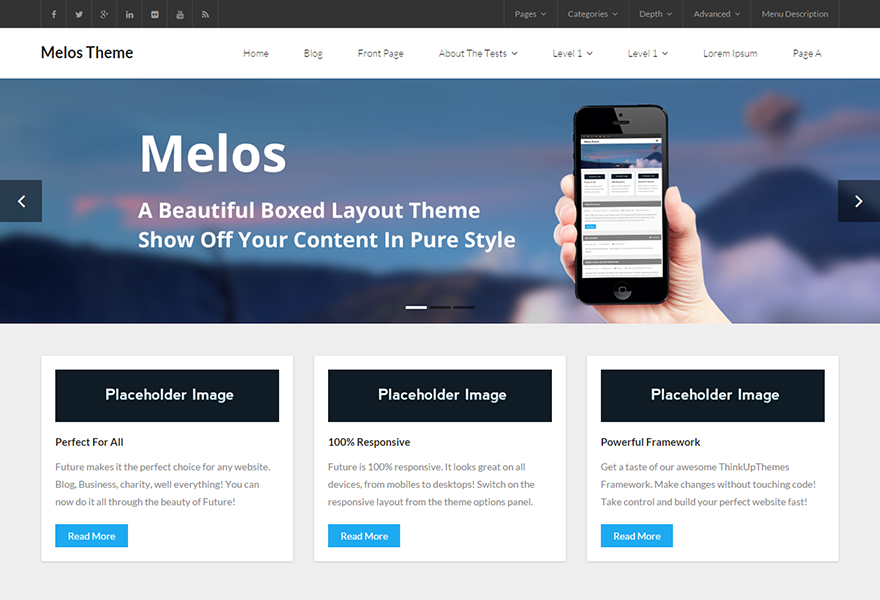 Melos Preview Wordpress Theme - Rating, Reviews, Preview, Demo & Download