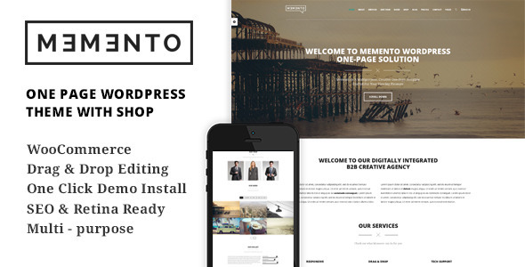 Memento One Preview Wordpress Theme - Rating, Reviews, Preview, Demo & Download