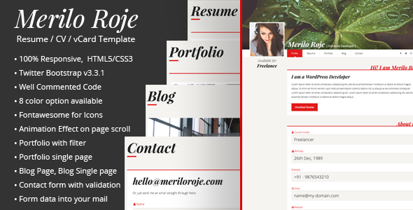 Merilo Roje Preview Wordpress Theme - Rating, Reviews, Preview, Demo & Download