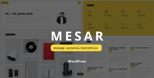 Mesar Preview Wordpress Theme - Rating, Reviews, Preview, Demo & Download
