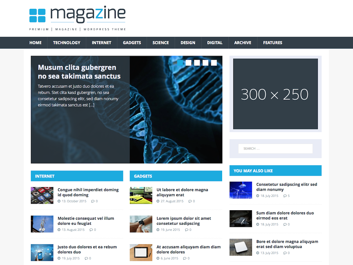 MH TechMagazine Preview Wordpress Theme - Rating, Reviews, Preview, Demo & Download