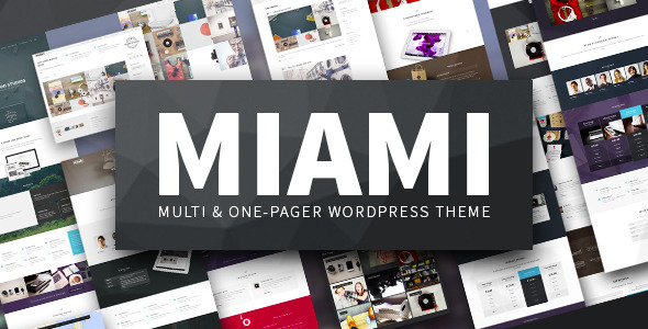 Miami Preview Wordpress Theme - Rating, Reviews, Preview, Demo & Download