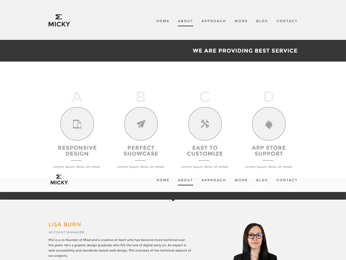 Micky Preview Wordpress Theme - Rating, Reviews, Preview, Demo & Download