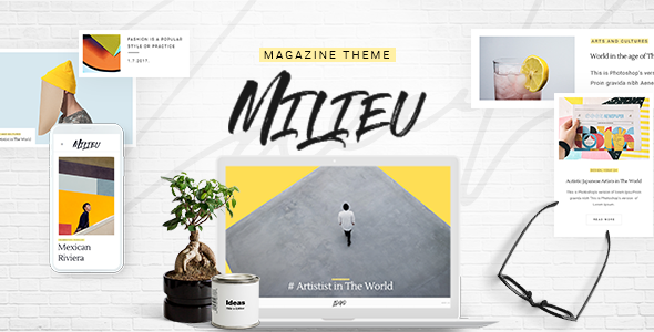 Milieu Preview Wordpress Theme - Rating, Reviews, Preview, Demo & Download