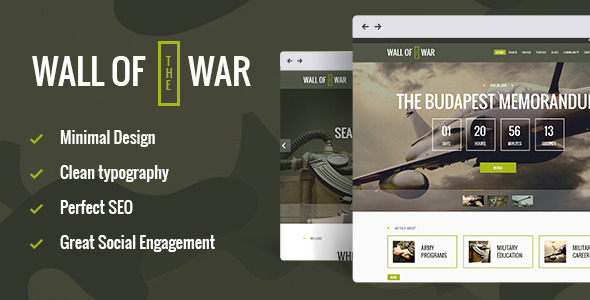 Military Preview Wordpress Theme - Rating, Reviews, Preview, Demo & Download