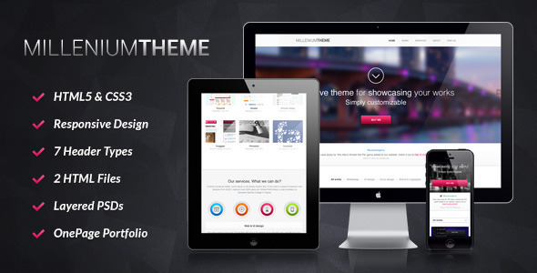 Millennium Preview Wordpress Theme - Rating, Reviews, Preview, Demo & Download