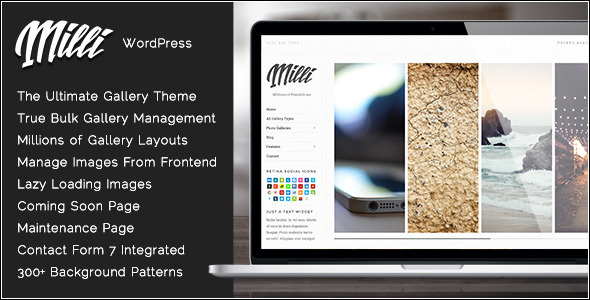 Milli Preview Wordpress Theme - Rating, Reviews, Preview, Demo & Download