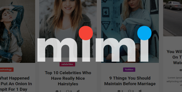 Mimi Preview Wordpress Theme - Rating, Reviews, Preview, Demo & Download