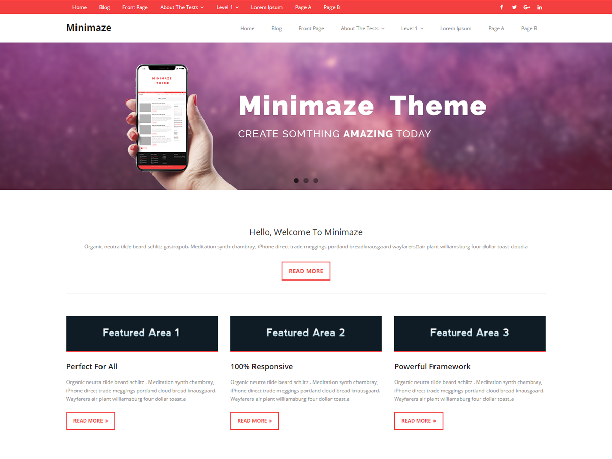 Minamaze Magazine Preview Wordpress Theme - Rating, Reviews, Preview, Demo & Download