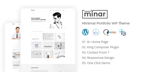 Minar Preview Wordpress Theme - Rating, Reviews, Preview, Demo & Download