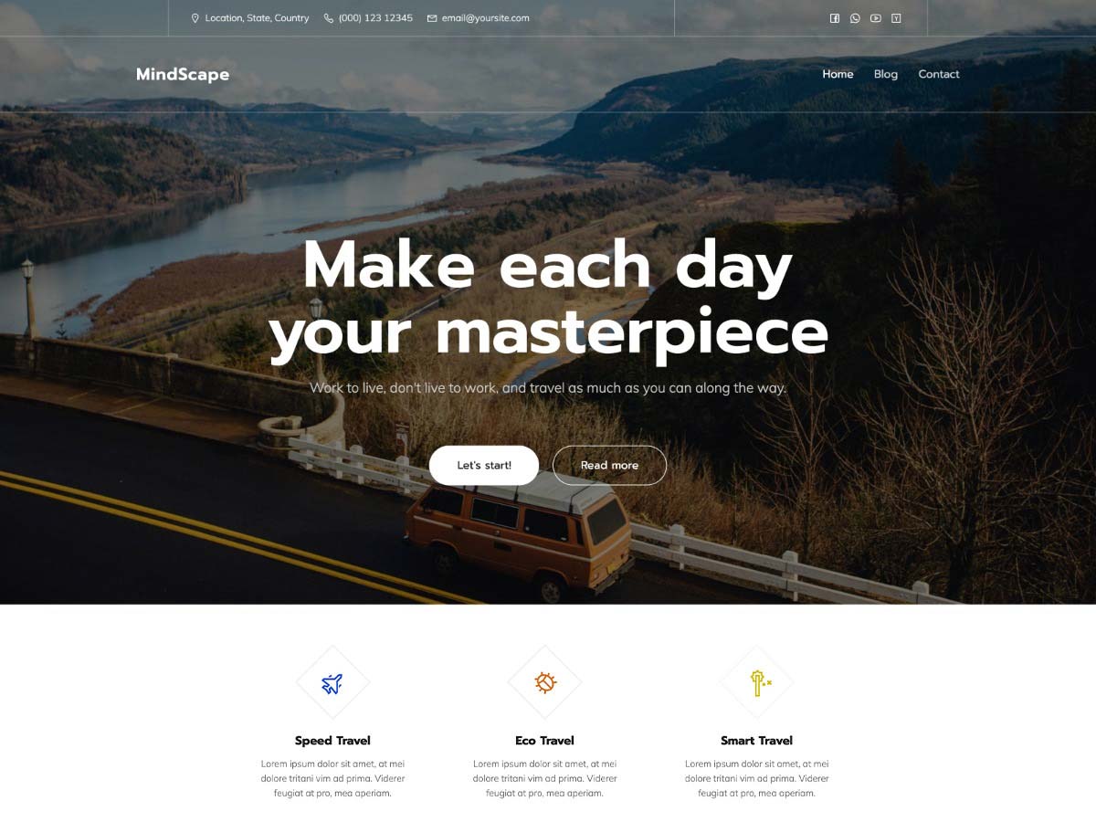 Mindscape Preview Wordpress Theme - Rating, Reviews, Preview, Demo & Download
